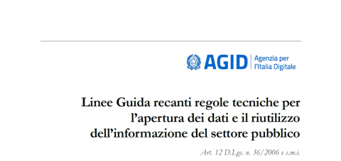 Linee Guida Open Data